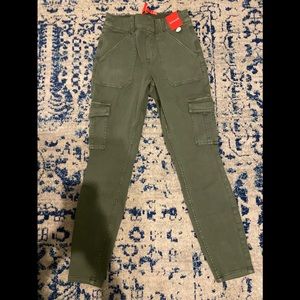 Spanx Stretch Twill Ankle Cargo Pants (Petite M)